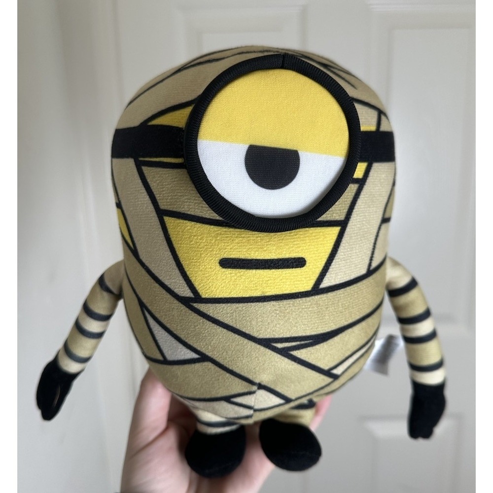 Despicable Me Minions MAYHEM MUMMY ‎ STUART Plush Universal Studios 10" Minion